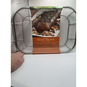 Mesh Roasting Pan Williams Sonoma NEW 17" x 11"